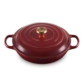 LE CREUSET - Caçarola Baixa Signature 30 Garnet 21180309494441