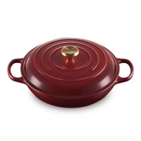 LE CREUSET - Caçarola Baixa Signature 30 Garnet 21180309494441
