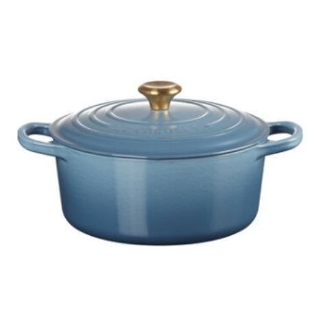LE CREUSET - Cocotte Red. Signature 20cm Chambray 21177204344441