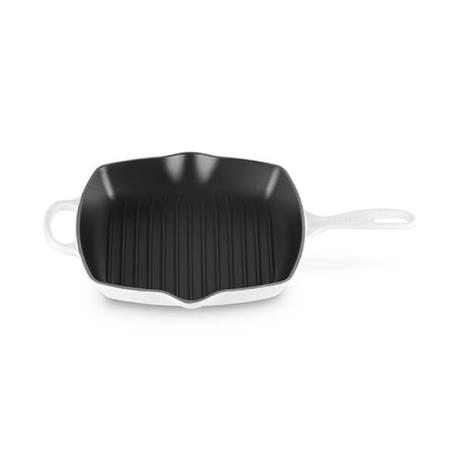 LE CREUSET - Skillet Signature Quadrada Grill 26cm Branco 20183260100422