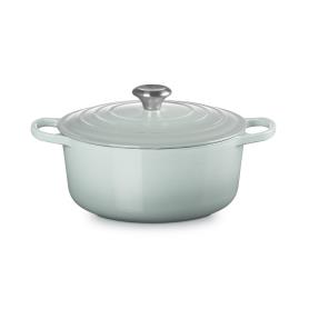 LE CREUSET - Cocotte Redonda Signature 26cm Sea Salt 21177267174430