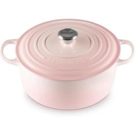 LE CREUSET - Cocotte Signature Redonda 28cm Shell Pink 21177287774430