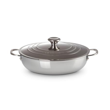 LE CREUSET - Caçarola Baixa Plus 3-Ply c/ Tampa 30 96600730000100