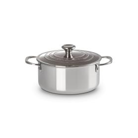 LE CREUSET - Caçarola Baixa Plus 3-Ply c/ Tampa 20 96602120000000