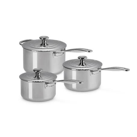 LE CREUSET - Set 3 Panelas 3-Ply 16/18/20cm 54811000010001