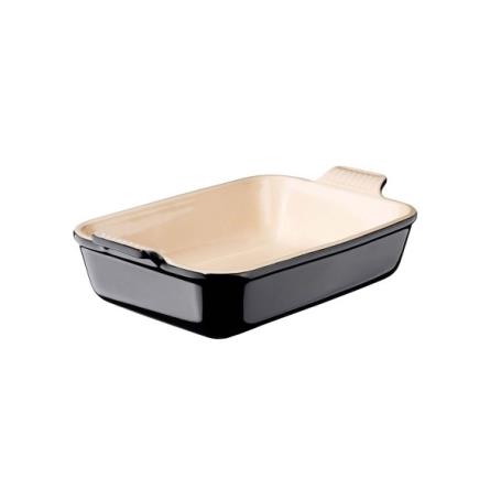 LE CREUSET - Travessa Rectangular Heritage Negro Onyx 26cm 71102261400001