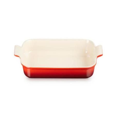 LE CREUSET - Travessa Rectangular Heritage Cereja 32cm 71102320600001