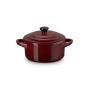 LE CREUSET - Mini Cocotte Redonda Classic Garnet 10 71901109490100