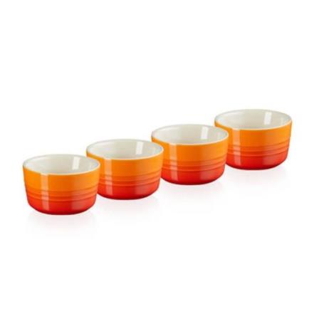 LE CREUSET - Set 4 Mini Ramekins Vulcanico 100ml 79109100900000
