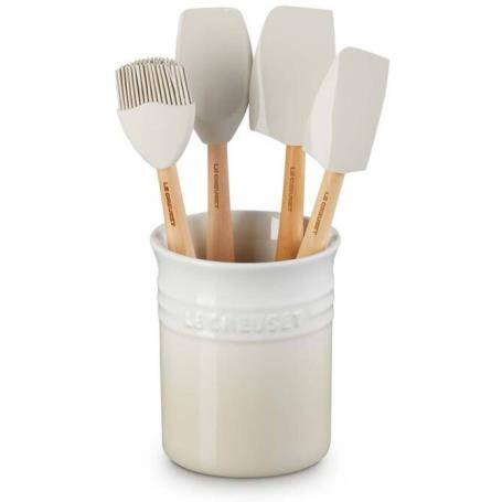 LE CREUSET - Set 4 Espatulas + Pote Merengue 79003007160000