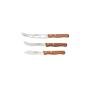 LE CREUSET - Set 3 Facas p/ Queijo Madeira 43801000010100