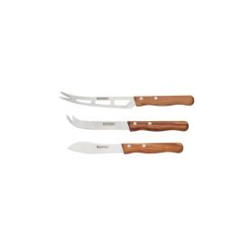 LE CREUSET - Set 3 Facas p/ Queijo Madeira 43801000010100
