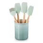 LE CREUSET - Set 4 Espátulas + Pote Sea Salt 69003007170003