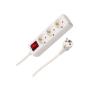 METRONIC - Bloco 3 Tomadas c/ Cabo 1,5m 495004