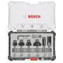 BOSCH - Set 6 Fresas 6mm 2607017468