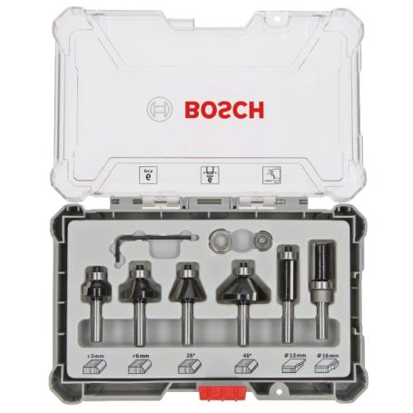 BOSCH - Set 6 Fresas 6mm 2607017468