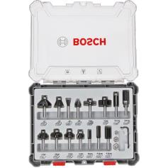 BOSCH - Set 15 Fresas 6mm 2607017471
