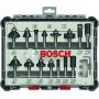 BOSCH - Set 15 Fresas 8mm 2607017472