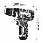 BOSCH&nbsp;- Aparafusadora GSR 12V-15 Pro 060186810D