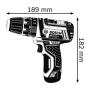 BOSCH - Berbequim GSB 12V-15 Prof 06019B690E