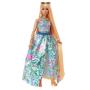 BARBIE-Boneca Extra Conjunto Floralc/Mascote HHN14