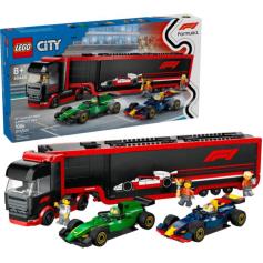 LEGO Camião F1 com Carros RB20 e AMR24 60445