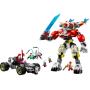 LEGO Tigre Robô do Cooper e Hot Rod do Zero 71497