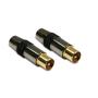 METRONIC - Conector 2 X 9,52 mm TV M/M 419100