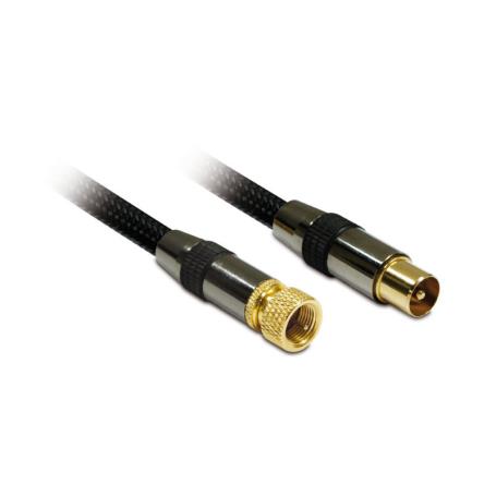 METRONIC - CABO COAX TV SAT 9.52mm 1.5m 419005