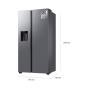 SAMSUNG - Side by Side RS70F64KETEF