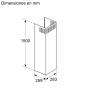 BOSCH - Extensão Conduta 1500mm DWZ0BX3L1