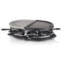 PRINCESS - Raclette 8 Oval Pedra/Grill 162710