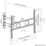 EQUIP - Suporte TV Articulado 650342