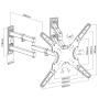 EQUIP - Suporte TV 23" a 55" Full Motion 650328