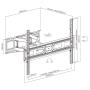 EQUIP - Suporte TV 37" a 80" Full Motion 650337