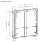 EQUIP - Suporte TV 55" a 86" Up-Down 650345