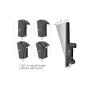 EQUIP - Suporte Teto Triplo TV 45"-50" 650374