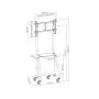 EQUIP - Suporte TV Movel 37"-80" 650608