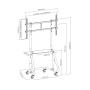 EQUIP - Suporte TV Movel 60"-105" 650609