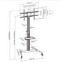 EQUIP - Suporte TV Movel 37"-86" 650630