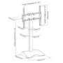 EQUIP - Suporte TV Motorizado 32"-55" 650610