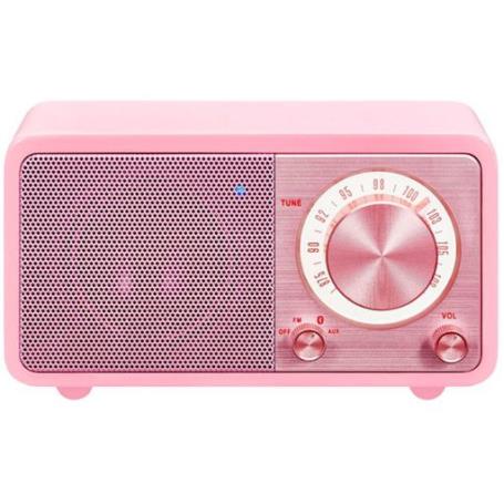 SANGEAN - Rádio Retro Bluetooth Rosa SWR7P