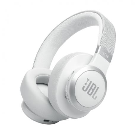 JBL - Auscultadores Bluetooth com Microfone Branco Live770NC