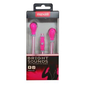 MAXELL- Auriculares Bright Sound + Microfone Pink 303747.00.CN