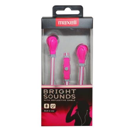 MAXELL- Auriculares Bright Sound + Microfone Pink 303747.00.CN