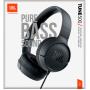 JBL - Auscultadores com Microfone T500 BK