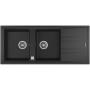 TEKA -Lava Louças STONE 80 B-TG 2C 1E BLACK CARBON