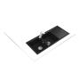 TEKA -Lava Louças STONE 80 B-TG 2C 1E BLACK CARBON