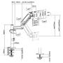 EQUIP - Suporte Monitor 17/32" Desk Mount 650132