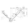 EQUIP - Suporte 2xMonitor 17/32" WallMount 650138